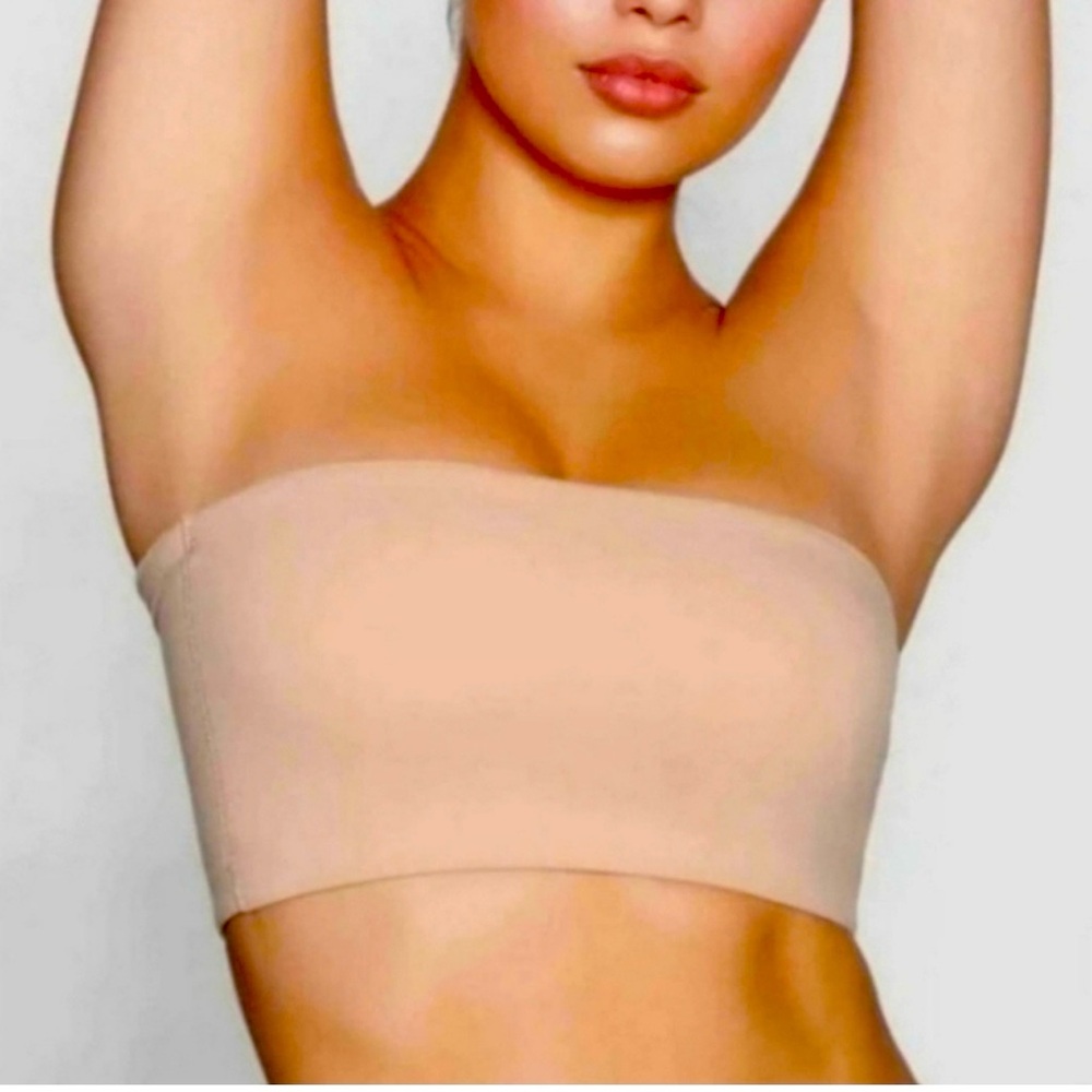 Skims FITS EVERYBODY BANDEAU Bra Wireless Strapless Bra Ochre Small - sold out